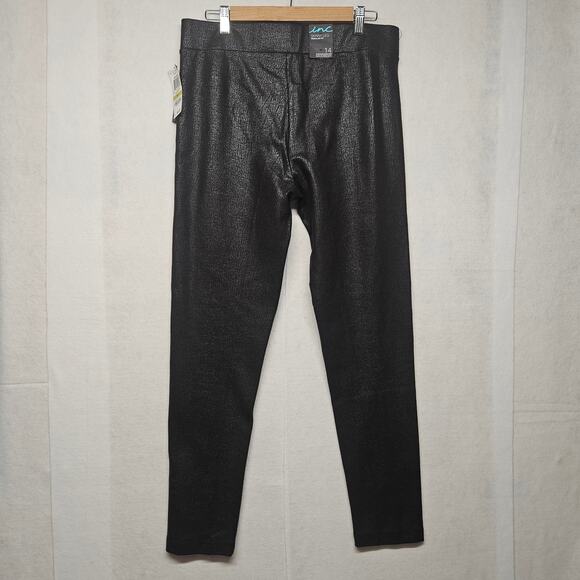NWT INC Skinny Leg Regular Fit Deep Black pants - Picture 9 of 9
